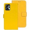 Peňaženkové kožené puzdro idewei Crazy Horse na Motorola Moto G13 / G23 / G53 5G - Žltá Peňaženkové kožené puzdro idewei Crazy Horse na Motorola Moto G13 / G23 / G53 5G - Žltá