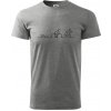 EKG triatlon - Klasické pánske tričko vyššej gramáže - 2XL ( Tmavosivý melír ) EKG triatlon - Klasické pánske tričko vyššej gramáže - 2XL ( Tmavosivý melír )