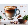 Nalepte.cz Šálka cappuccino textilní prelepiteľná nálepka na stenu arch 30 x 25 cm Nalepte.cz Šálka cappuccino textilní prelepiteľná nálepka na stenu arch 30 x 25 cm