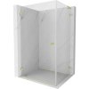 MEXEN/S - Lunar-B L sprchový kút dvere krídlové ľavá 100 x 70, transparent, zlato kartáčovaná 832L-100-070-55-00-L MEXEN/S - Lunar-B L sprchový kút dvere krídlové ľavá 100 x 70, transparent, zlato kartáčovaná 832L-100-070-55-00-L