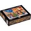 Dřevěné puzzle WOODEN CITY 4000 dílků Vánoční ulice Dřevěné puzzle WOODEN CITY 4000 dílků Vánoční ulice
