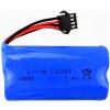 Akumulátor batéria RC 7,4V 2000mAh Li-Ion JST SM-4 pre R/C modely, náhrada za Sanyo RX Akumulátor batéria RC 7,4V 2000mAh Li-Ion JST SM-4 pre R/C modely, náhrada za Sanyo RX