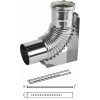 PRODMAX TJ80 Koleno 90° s pätou a kotvou nerez PRODMAX TJ80 Koleno 90° s pätou a kotvou nerez