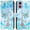 Knižkové puzdro Motorola Moto E14 s motívom Tower Butterfly Knižkové puzdro Motorola Moto E14 s motívom Tower Butterfly