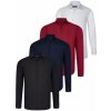 QUAD SET G726 DEWBERRY SHIRT-BLACK-WHITE-NAVY BLUE-BURGUNDY čierna | šedá | tmavočervená XL dewberry 2465430547705 QUAD SET G726 DEWBERRY SHIRT-BLACK-WHITE-NAVY BLUE-BURGUNDY čierna | šedá | tmavočervená XL dewberry 2465430547705