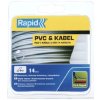 Tyčinka RAPID, 12x94 mm, PVC a káble, 14 ks, tavná, tavné lepidlo, náplň do tavnej pištole Tyčinka RAPID, 12x94 mm, PVC a káble, 14 ks, tavná, tavné lepidlo, náplň do tavnej pištole