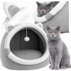 Búdka pre mačku sivá okrúhla 31 cm x 30 cm Búdka pre mačku sivá okrúhla 31 cm x 30 cm