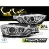 Tuning-tec PREDNÉ SVETLOMETY ANJELSKÉ OČI ŽLTÁ LED DRL CHROME pasuje na BMW F30/F31 11-15 Tuning-tec PREDNÉ SVETLOMETY ANJELSKÉ OČI ŽLTÁ LED DRL CHROME pasuje na BMW F30/F31 11-15