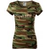 Moto EKG radenie - Dámske maskáčové tričko - 2XL ( Hnedý maskáč ) Moto EKG radenie - Dámske maskáčové tričko - 2XL ( Hnedý maskáč )