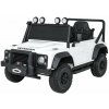 JOKO Elektrické autičko Land Rover Defender 110 SVX Concept 2x100W 24V, penové kolesá, kožené sedadlo, biele JOKO Elektrické autičko Land Rover Defender 110 SVX Concept 2x100W 24V, penové kolesá, kožené sedadlo, biele