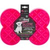 LickiMat SloDog Small lízací zpomalovací miska kost růžová LickiMat SloDog Small lízací zpomalovací miska kost růžová