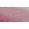 Umelá kožušina, ružová MARSHMALLOW, vlas 50 mm, šírka 150, metráž Umelá kožušina, ružová MARSHMALLOW, vlas 50 mm, šírka 150, metráž