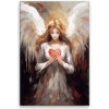 Obraz na plátne - Anjel lásky 3 - 80x120 cm - výroba CZ Obraz na plátne - Anjel lásky 3 - 80x120 cm - výroba CZ