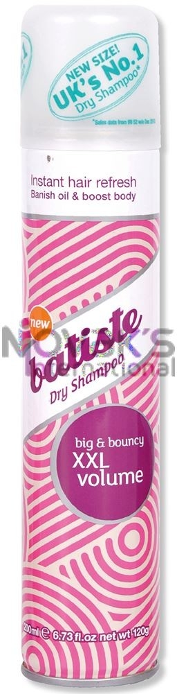 Batiste Dry Shampoo Big & Bouncy Xxl Volume suchý na vlasy 200 ml