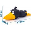 NOBLEZA Tucan - latexová pískacia hračka pre psov Čierna NOBLEZA Tucan - latexová pískacia hračka pre psov Čierna