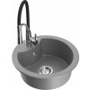 MEXEN/S MEXEN/S - Diego granitový drez 1-miska vrátane batérie Aster, šedá 6512-71-73450-07 MEXEN/S MEXEN/S - Diego granitový drez 1-miska vrátane batérie Aster, šedá 6512-71-73450-07