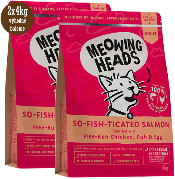 MEOWING HEADS So fish ticated Salmon 2 x 4 kg
