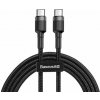 Baseus CATKLF-GG1 Cafule Kabel USB-C 60W 1m Gray/Black (Pošk. Balení) Baseus CATKLF-GG1 Cafule Kabel USB-C 60W 1m Gray/Black (Pošk. Balení)