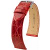 Kožený remienok Hirsch Genuine Croco L 18920820-2, červený, krokodília koža, dĺžka L, Quick Release Kožený remienok Hirsch Genuine Croco L 18920820-2, červený, krokodília koža, dĺžka L, Quick Release