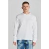 Gant tričko Reg EMBossed LS TShirt biele