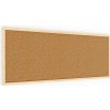 ALLboards Korková tabule 100 x 40 cm dřevěný rám NATURAL TK104D