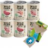 WILD FARM Pate Mix Flavors 6x400g bezlepkové krmivo pre psov & Žuvacia hračka pre psov - kosť 18 cm (náhodný vzor) WILD FARM Pate Mix Flavors 6x400g bezlepkové krmivo pre psov & Žuvacia hračka pre psov - kosť 18 cm (náhodný vzor)
