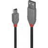 Kábel USB 2.0 A-MINI-B 5pin M/M 1m, High Speed, čierny, Anthra Line Kábel USB 2.0 A-MINI-B 5pin M/M 1m, High Speed, čierny, Anthra Line