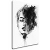 Impresi Obraz Maľovaný portrét ženy čiernobiely - 70 x 90 cm Impresi Obraz Maľovaný portrét ženy čiernobiely - 70 x 90 cm