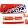 Arsenal FC Školská sada Arsenal FC, pravítko, guma, strúhadlo, ceruzky, krabička Arsenal FC Školská sada Arsenal FC, pravítko, guma, strúhadlo, ceruzky, krabička