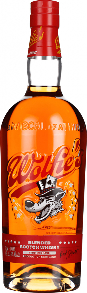 Wolfie\'s Blended Scotch 40% 0,7 l (čistá fľaša)