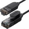 Ugreen 70653 patch, RJ45 Cat 6A UTP 1000Mbps, 3m, černý