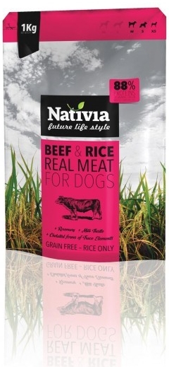 Nativia Real Meat Beef & Rice 1 kg