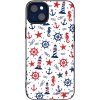 Picasee silikónový čierny obal pre Apple iPhone 14 Plus - Sailor Vibes Picasee silikónový čierny obal pre Apple iPhone 14 Plus - Sailor Vibes