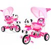 mamido Detská trojkolka Panda so zvukovými efektmi ružová mamido Detská trojkolka Panda so zvukovými efektmi ružová