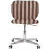 Ferm Living Otočná stolička Rico Castors, Louisiana – piesková/hnedá Ferm Living Otočná stolička Rico Castors, Louisiana – piesková/hnedá