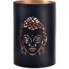 InDecor Kovový svietnik Budha čierna, 13 x 22 cm InDecor Kovový svietnik Budha čierna, 13 x 22 cm