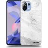 Picasee silikónový prehľadný obal pre Xiaomi 11 Lite 5G NE - White marble Picasee silikónový prehľadný obal pre Xiaomi 11 Lite 5G NE - White marble