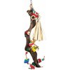 TRIXIE Drevená závesná hračka s prútenými loptičkami 56 cm TRIXIE Drevená závesná hračka s prútenými loptičkami 56 cm