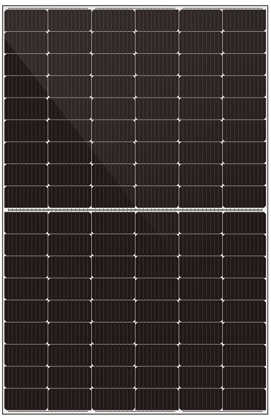 DAH Solar Solární panel DHM-54X10BW-410W half-cut 31,7V