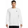 Pánske mikiny Nike Club Fleece Crew - Biely (M) Pánske mikiny Nike Club Fleece Crew - Biely (M)