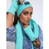 Teplákový VSB set šál + čelenka + rukavice mentolová, VEĽKOSŤ NOVÉ UNI Teplákový VSB set šál + čelenka + rukavice mentolová, VEĽKOSŤ NOVÉ UNI