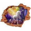 Fototapeta diera na stenu 3D Jednorožec 90x70 cm Fototapeta diera na stenu 3D Jednorožec 90x70 cm