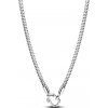 Pandora Štýlový strieborný náhrdelník Moments 393682C00 45 cm Pandora Štýlový strieborný náhrdelník Moments 393682C00 45 cm