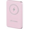 Verbatim magnetická bezdrátová powerbanka Charge 'n' Go, 10000mAh, růžová Verbatim magnetická bezdrátová powerbanka Charge 'n' Go, 10000mAh, růžová