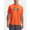 Pánske tričko Under Armour UA M TECH PRINT FILL SS Oranžová LG Pánske tričko Under Armour UA M TECH PRINT FILL SS Oranžová LG