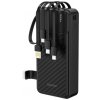Dudao K11 Pro Power Bank 20000mAh + kábel USB / USB-C / Lightning / Micro USB 10W, čierny Dudao K11 Pro Power Bank 20000mAh + kábel USB / USB-C / Lightning / Micro USB 10W, čierny