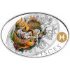 Česká mincovna Strieborná medaila ovál Znamenie zverokruhu Ryby proof 1 oz