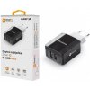 Múdra sieťová nabíjačka ALIGATOR 3.4a, 2xUSB, smart IC, čierna Múdra sieťová nabíjačka ALIGATOR 3.4a, 2xUSB, smart IC, čierna