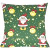 Bellatex vankúš Vianoce vianočný motív zelený 45x45