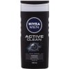 Nivea Men Active Clean sprchovací gél na telo, tvár a vlasy 250 ml pre mužov